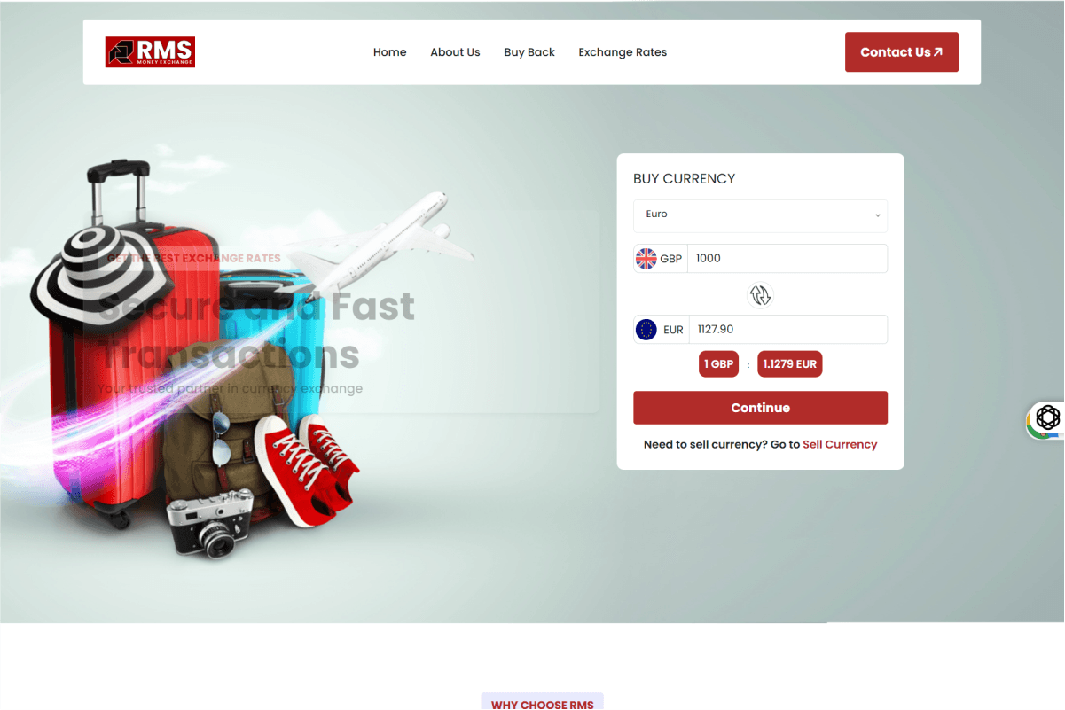 RMS Money Exchange Preview