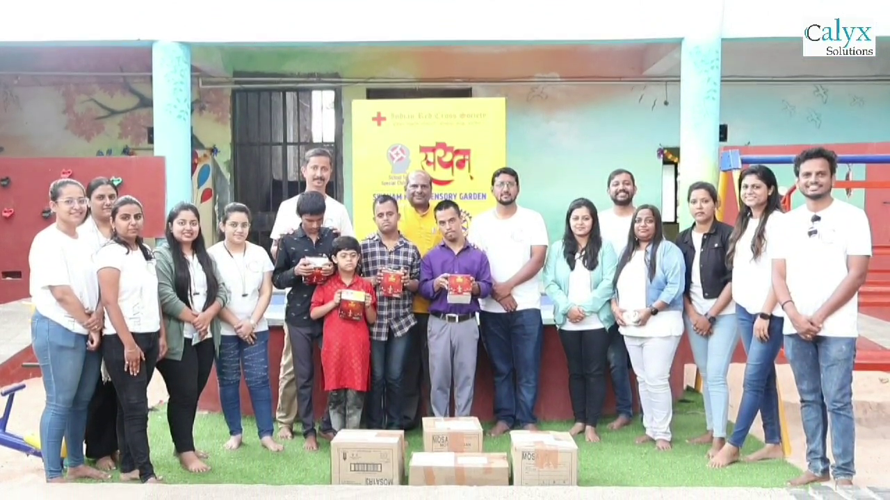 Calyx Solutions' Heartwarming Visit
to Swayam School for Special
Children